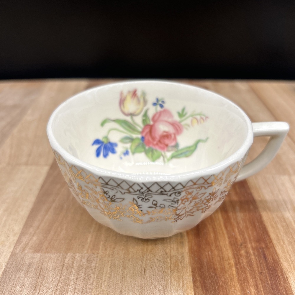 VINTAGE FAIRBANKS WARD SHARON 22 K.GOLD Teacup